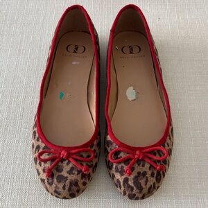 KELSI DAGGER BALLET FLATS "BETTIE" LEOPARD PRINT